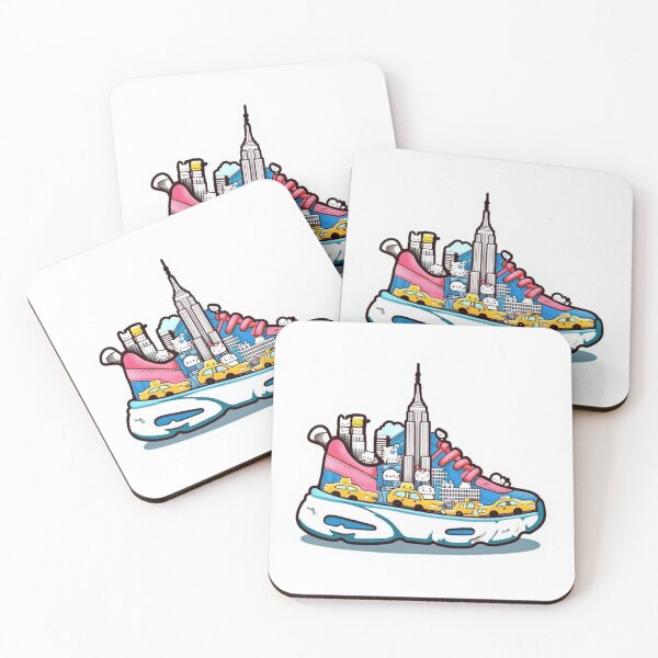 Item preview, New York-themed shoe sticker Spring Vibes Reloaded-Viral Drop 2025 designed and sold by Imaginarium of Chaos falcon88 .