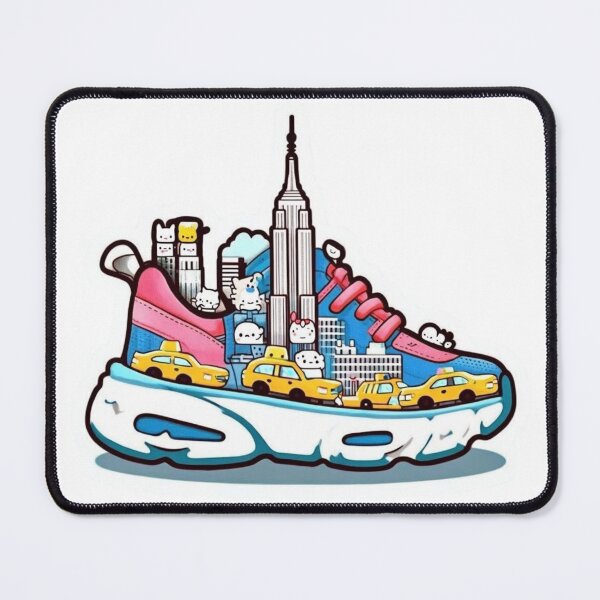 Item preview, New York-themed shoe sticker Spring  Vibes Reloaded-Viral Drop 2025 designed and sold by Imaginarium of Chaos falcon88 .