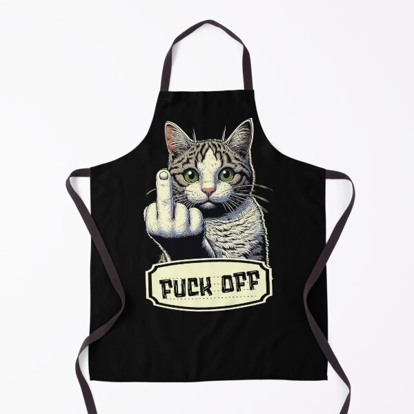 Artikelvorschau, Verpiss dich - Katze zeigt den Mittelfinger entworfen und verkauft von Ultimate-Rabbit.