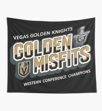 Golden Misfits VGK Vegas Golden Knights Hockey of Las Vegas, Nevada Wall Tapestry