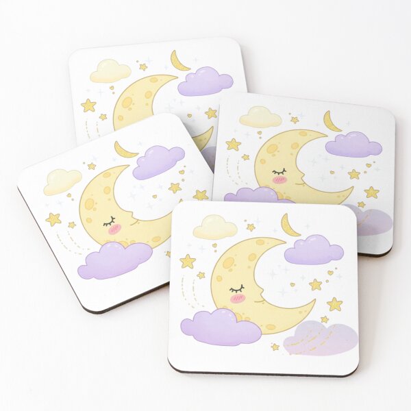 Item preview, Smiling Moon and Stars designed and sold by IsabellShop.