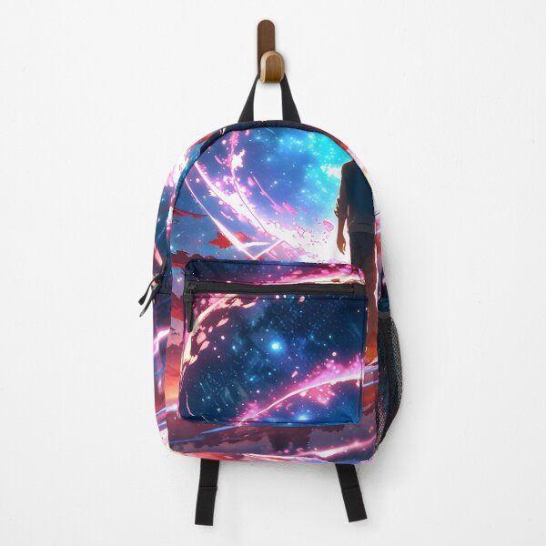 Item preview, Cosmic Kiss – Romantic Anime Couple with Exploding Stars(Ep.3) designed and sold by PalmixArt.