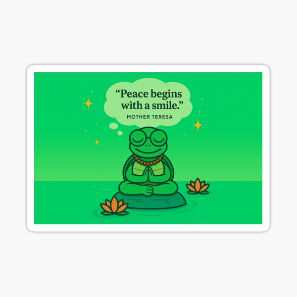 Item preview, Motivational- Peace begins with a smile  designed and sold by GoodVibes Gifts.