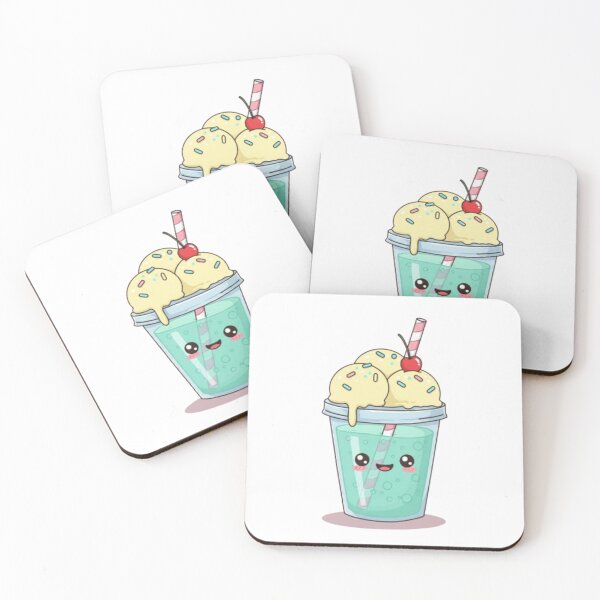 Item preview, Bubbly Soda with Straw and Ice Cream designed and sold by IsabellShop.