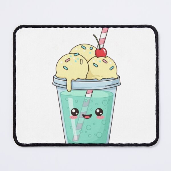 Item preview, Bubbly Soda with Straw and Ice Cream designed and sold by IsabellShop.