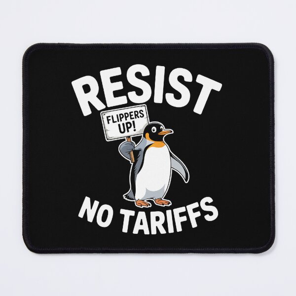 Item preview, Penguins Protest Against Tariffs Funny Penguin Tariff T- shirtThe perfect gift for penguin lovers, activists, and fans of clever, funny protest art. designed and sold by ZyziowskyArt.