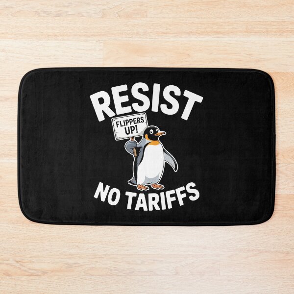 Item preview, Penguins Protest Against Tariffs Funny Penguin Tariff T- shirtThe perfect gift for penguin lovers, activists, and fans of clever, funny protest art. designed and sold by ZyziowskyArt.