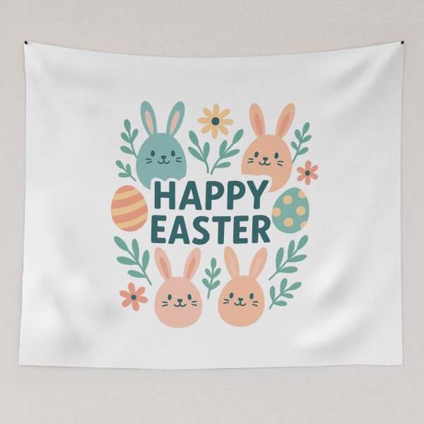 Item preview, Easter, holiday, happy Easter, rabbit, egg, cheerful, colours, colourful designed and sold by B-M-Store.