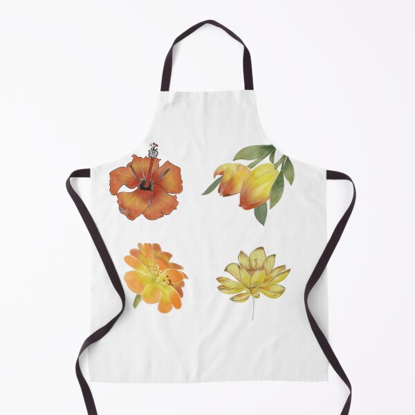 Artikelvorschau, Blumen, Flores, Gelb, Orange. entworfen und verkauft von DGFerredon.