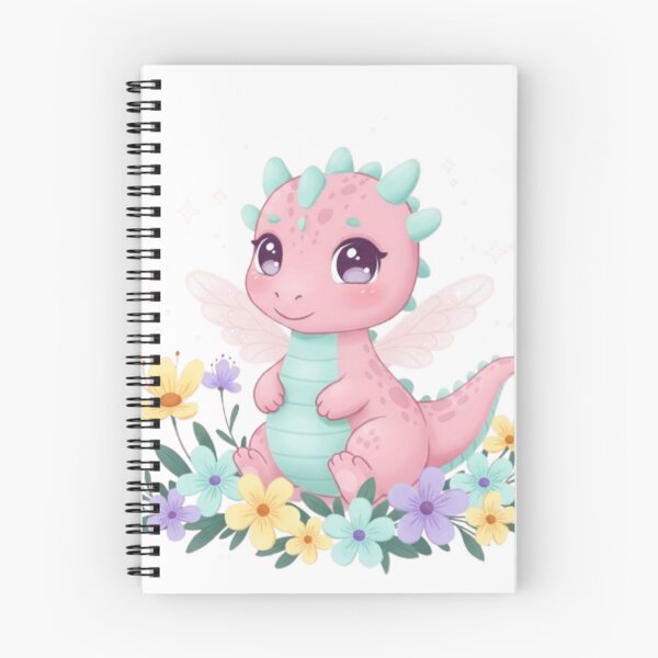 Item preview, Cute Baby Dragon with Flowers designed and sold by IsabellShop.