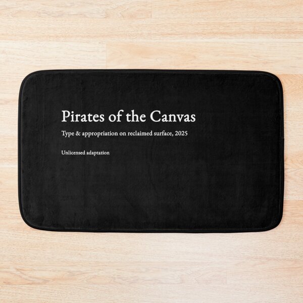 Item preview, Pirates of the Canvas - white type #07 designed and sold by loeeriestudio.