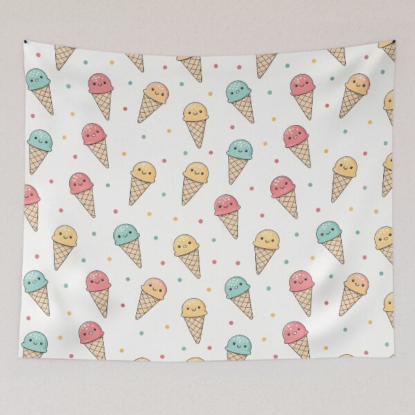 Item preview, Ice Cream pattern designed and sold by trendspatterns.