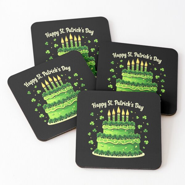 Item preview, Happy St. Patrick's Day Shamrock Cake designed and sold by Moad Fahim.