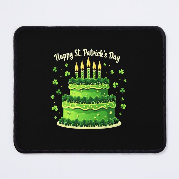 Item preview, Happy St. Patrick's Day Shamrock Cake designed and sold by Moad Fahim.