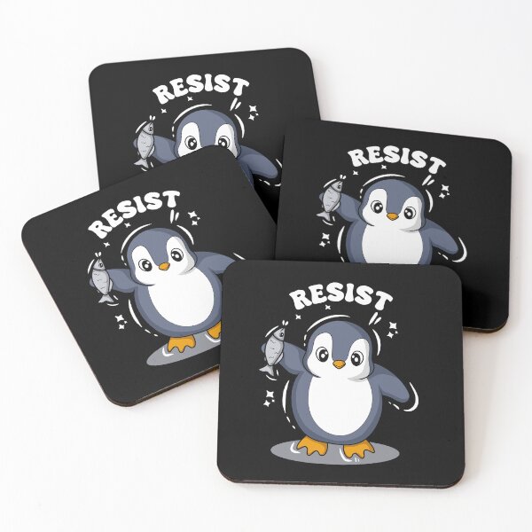 Item preview, Penguins Protest Against, Tariffs Are Taxes, Resist Penguin Activism designed and sold by toongstudio.