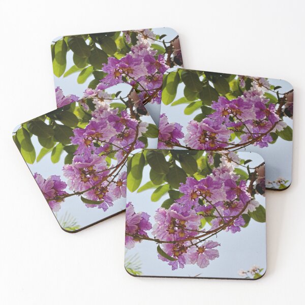 Item preview, Tropical burst of blooming Lagerstroemia designed and sold by franck380.