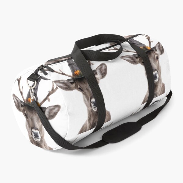Item preview, Reindeer Wearing Halloween Witch Hat designed and sold by LazyOwlStore.