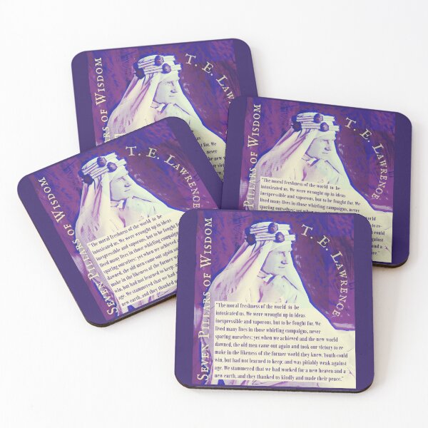Item preview, T. E. Lawrence quote: The moral freshness of the world-to-be intoxicated us. We were wrought up in ideas inexpressible and vaporous, but to be fought for.  designed and sold by artbleed.