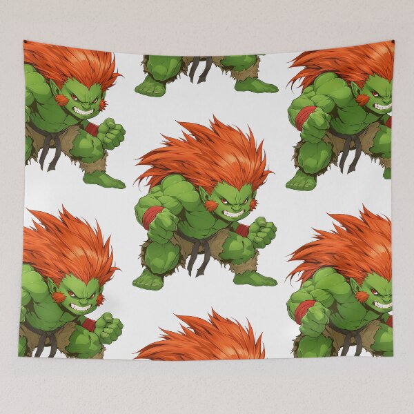 Item preview, Blanka Street Fighter: The Electric Beast designed and sold by bapupa.
