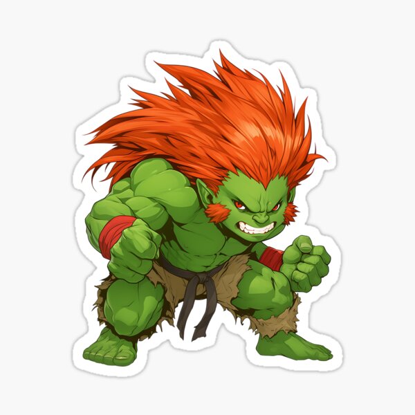 Item preview, Blanka Street Fighter: The Electric Beast designed and sold by bapupa.
