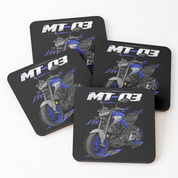 Item preview, Yamaha MT-03 2021 (Deep Purplish Blue Metallic) for Motorcycle Riders designed and sold by MotoApparelHub.