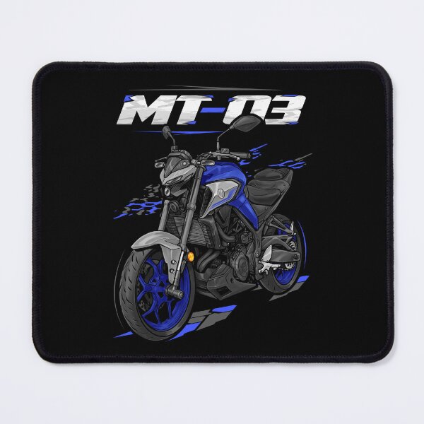 Item preview, Yamaha MT-03 2021 (Deep Purplish Blue Metallic) for Motorcycle Riders designed and sold by MotoApparelHub.