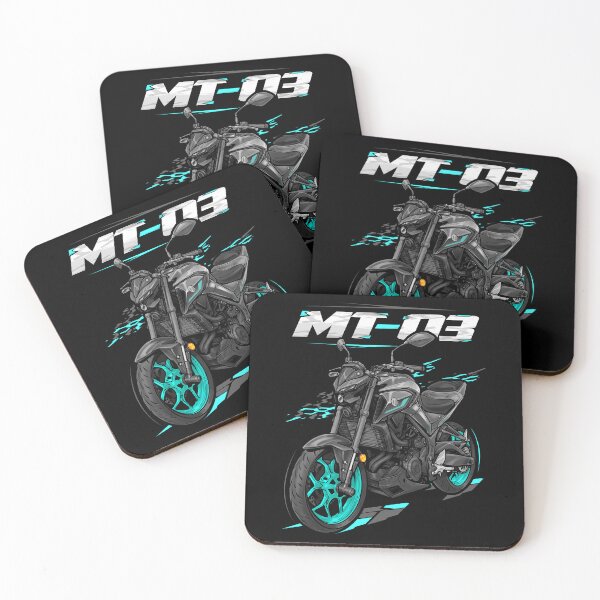 Item preview, Yamaha MT-03 2022-2024 (Cyan Storm) for Motorcycle Riders designed and sold by MotoApparelHub.