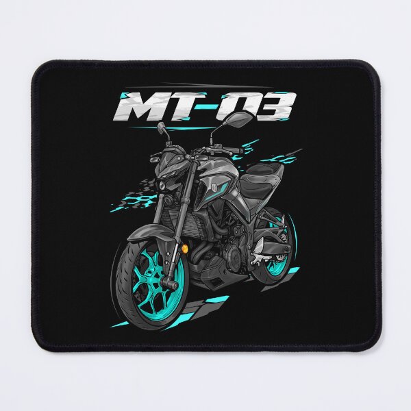 Item preview, Yamaha MT-03 2022-2024 (Cyan Storm) for Motorcycle Riders designed and sold by MotoApparelHub.