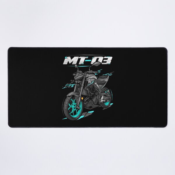 Item preview, Yamaha MT-03 2022-2024 (Cyan Storm) for Motorcycle Riders designed and sold by MotoApparelHub.