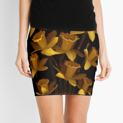 Dark Daffodils Mini Skirt