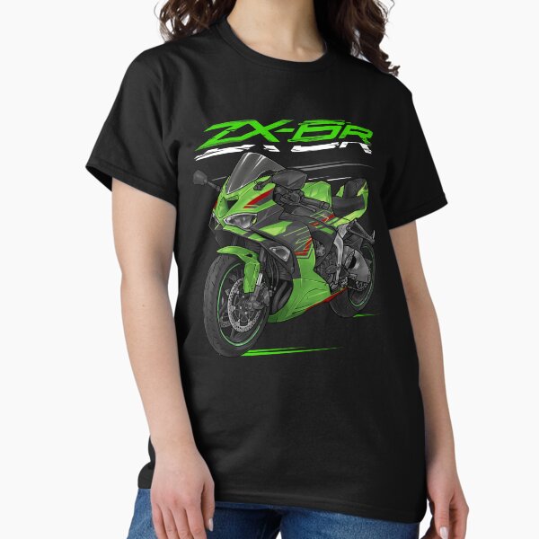 Item preview, Kawasaki Ninja ZX-6R 2024 (Lime Green & Ebony) for Motorcycle Riders designed and sold by MotoApparelHub.