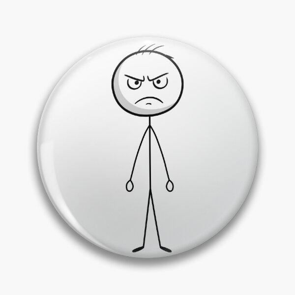 Item preview, Grumpy stick figure, stickman designed and sold by AFernandesDSG.