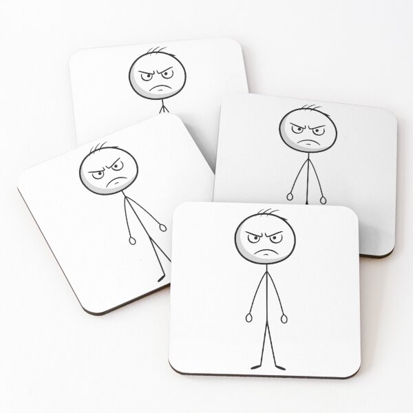 Item preview, Grumpy stick figure, stickman designed and sold by AFernandesDSG.