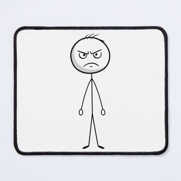 Item preview, Grumpy stick figure, stickman designed and sold by AFernandesDSG.