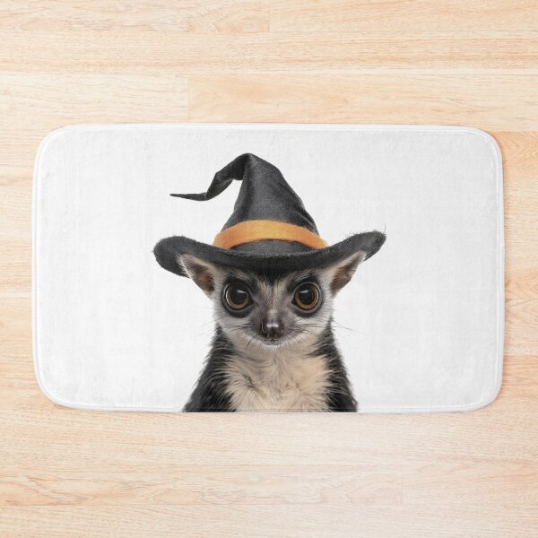 Item preview, Ringtail Wearing Halloween Witch Hat designed and sold by LazyOwlStore.