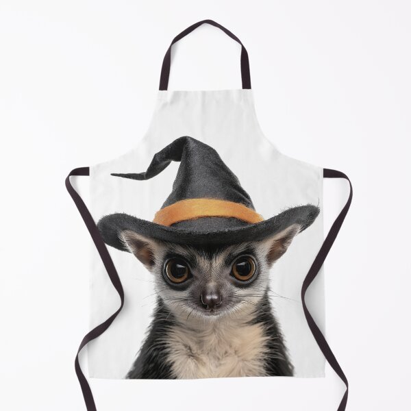 Item preview, Ringtail Wearing Halloween Witch Hat designed and sold by LazyOwlStore.