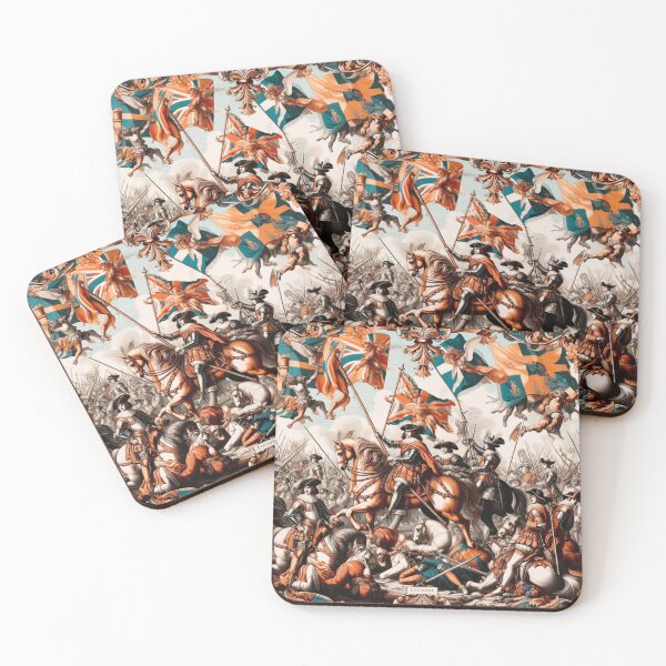 Item preview, Faux Baroque Civil War Fabric & Wallpaper Panel Ii designed and sold by CMooreWorx.