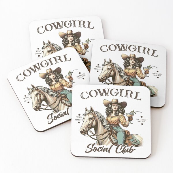 Item preview, Untamed Hearts Cowgirl on Horse – Western Wild Spirit Social Club Design designed and sold by Cowgirl Sister 12.