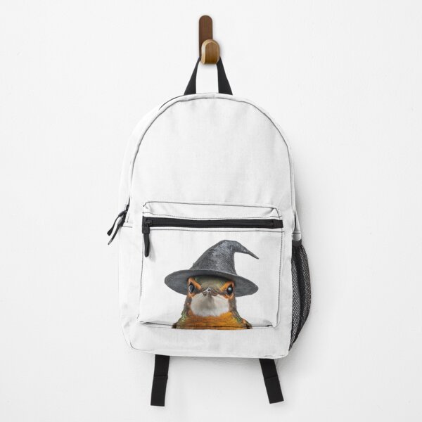 Item preview, Rivolis Hummingbird Wearing Halloween Witch Hat designed and sold by LazyOwlStore.