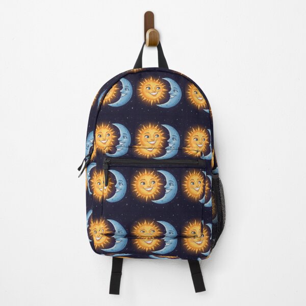 Item preview, Smiling Sun and Moon with Whimsical Expressions designed and sold by javastocks.