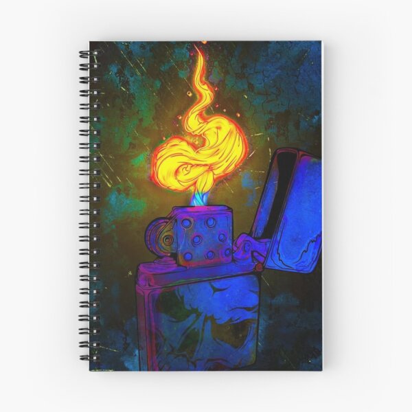Artikelvorschau, Neon Flame Lighter Illustration entworfen und verkauft von DAIKONLINE.