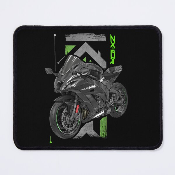 Item preview, Kawasaki Ninja ZX-10R 2016-2018 (Flat Ebony) for Motorcycle Riders designed and sold by MotoApparelHub.