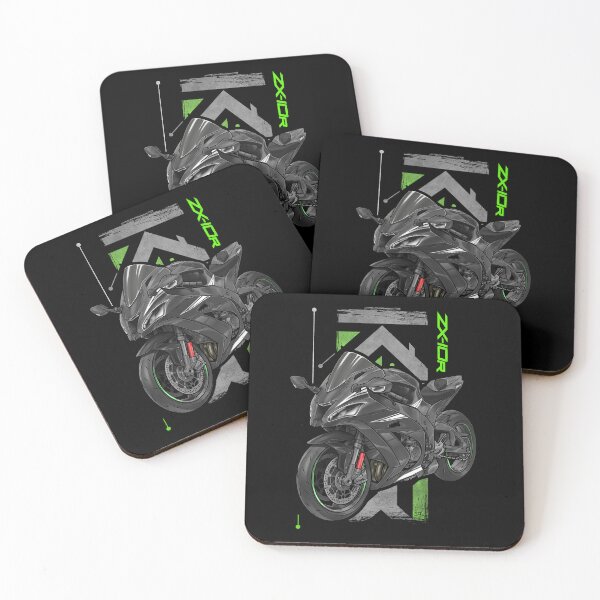 Item preview, Kawasaki Ninja ZX-10R 2016-2018 (Flat Ebony) for Motorcycle Riders designed and sold by MotoApparelHub.
