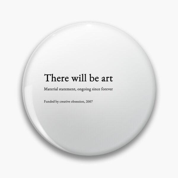 Item preview, There will be art - black type #08 designed and sold by loeeriestudio.