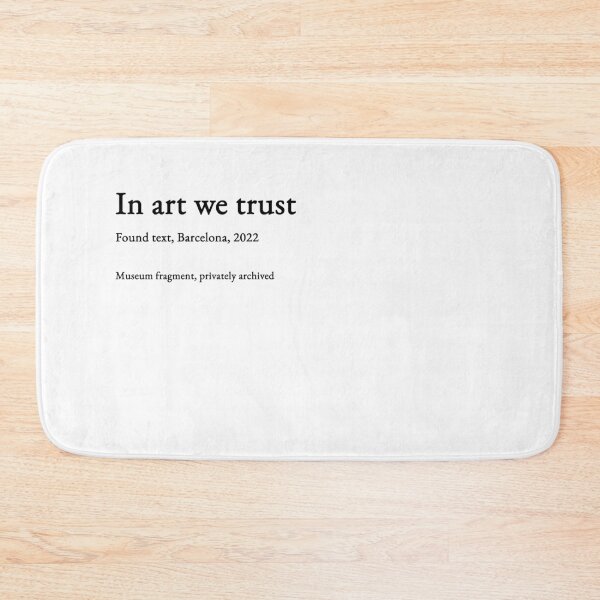 Item preview, In art we trust - black type #09 designed and sold by loeeriestudio.