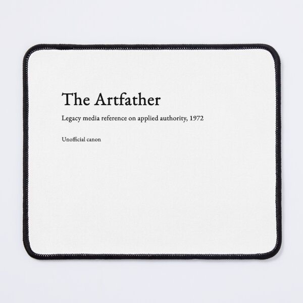 Item preview, The Artfather - black type #10 designed and sold by loeeriestudio.
