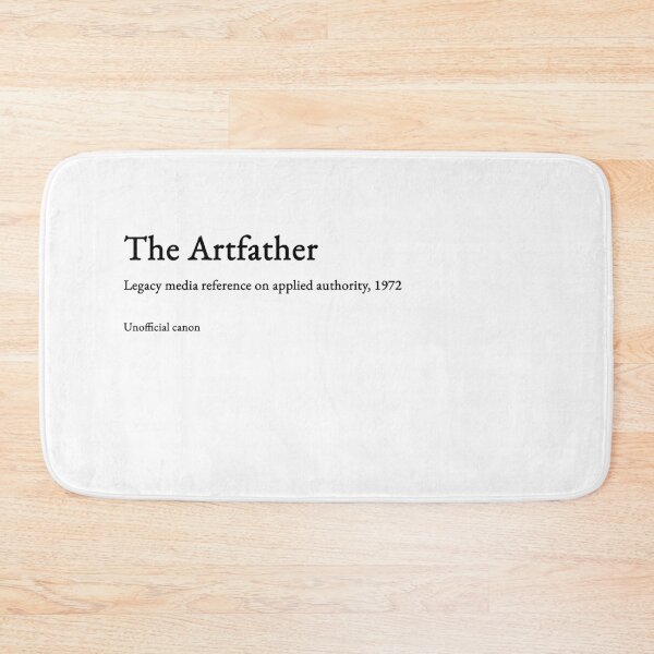 Item preview, The Artfather - black type #10 designed and sold by loeeriestudio.