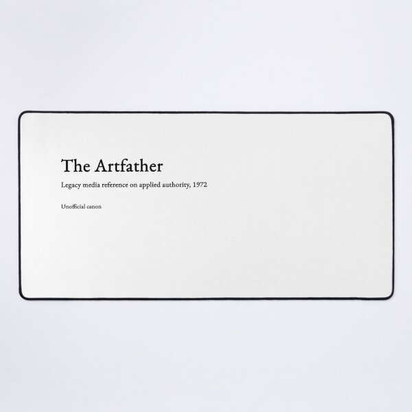 Item preview, The Artfather - black type #10 designed and sold by loeeriestudio.