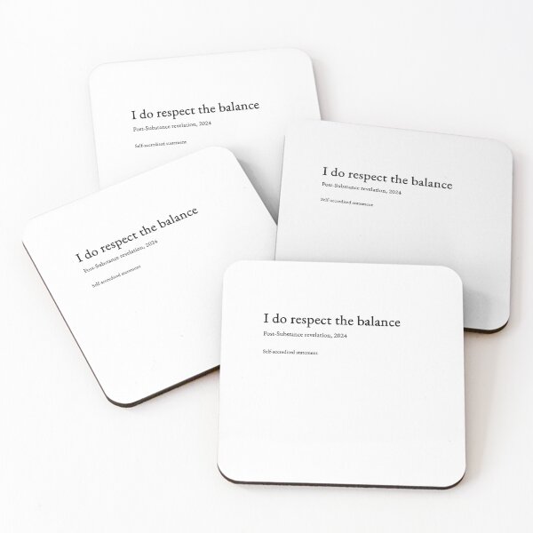 Item preview, I do respect the balance - black type #11 designed and sold by loeeriestudio.