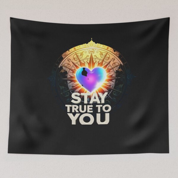 Item preview, STAY TRUE TO YOU T-SHIRT – Inspiring Apparel for Authentic Self-Expression designed and sold by Mikel-empire.